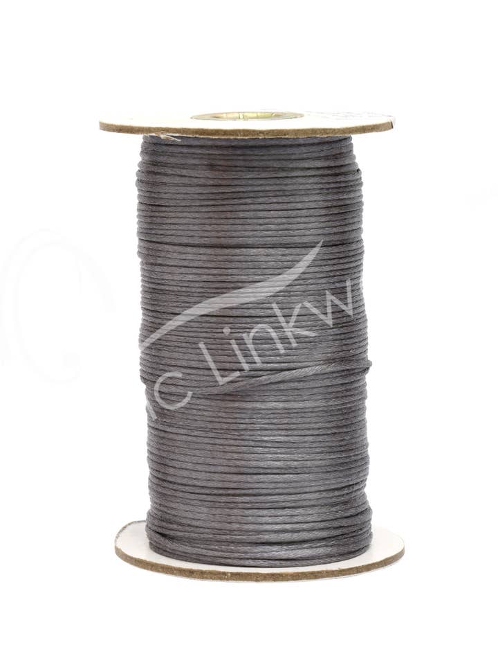 (ROLL)CORD - RAT TAIL GRAY 2 MM 144 YD for wholesale by Oceanic Linkways Inc