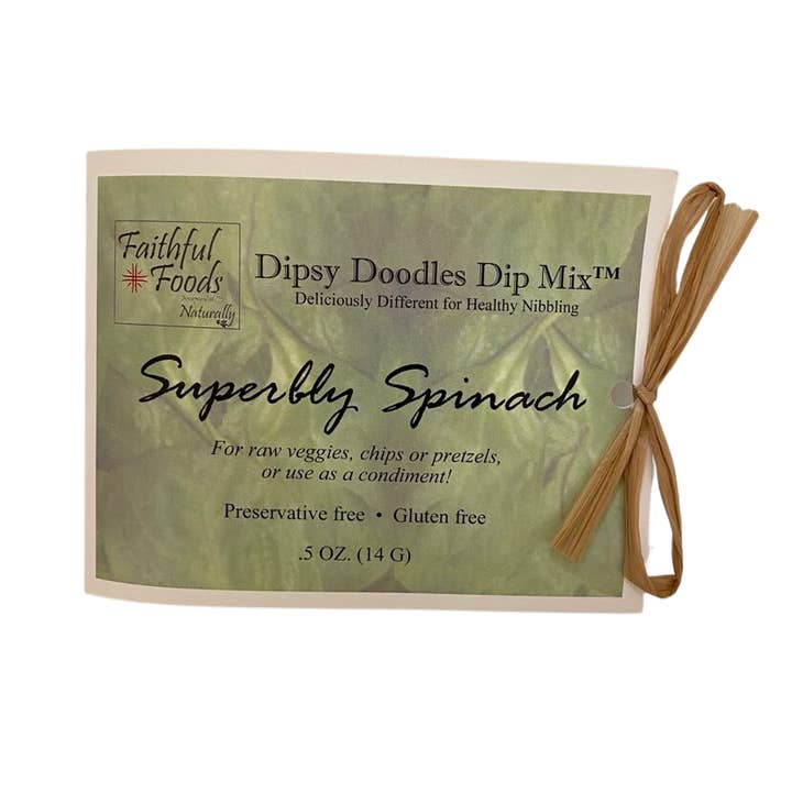 Superbly Spinach Dipsy Doodles Dip Mix for wholesale by Faithful Foods Inc.