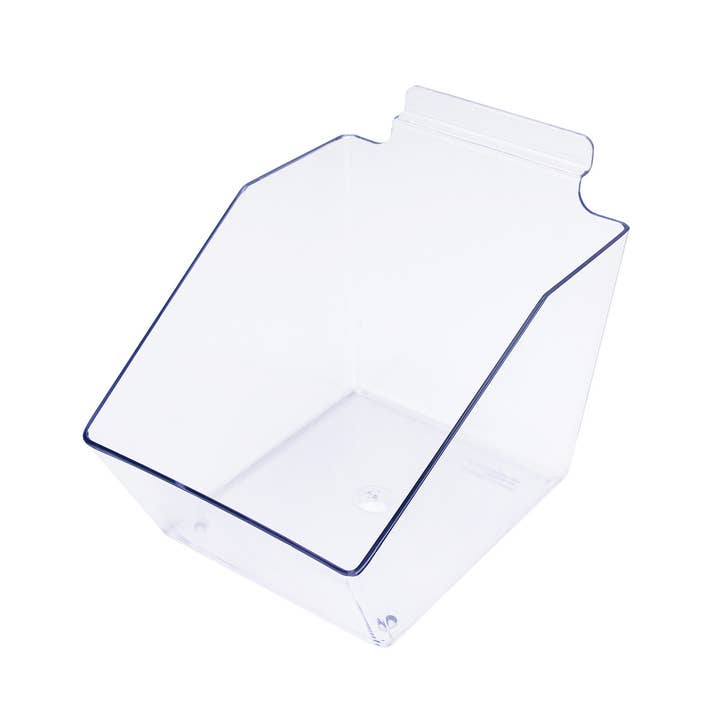 Store Supply Warehouse - Wholesale Retailer Display - Accessories - 6" X 5 ½" X 7 ½" Clear Plastic Dump Bin 8