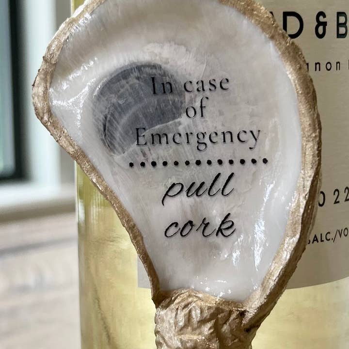 Coast and Cork - Vendita all'ingrosso Tappi per vino - In caso di emergenza, tirare il tappo - Fermabottiglia per ostriche2