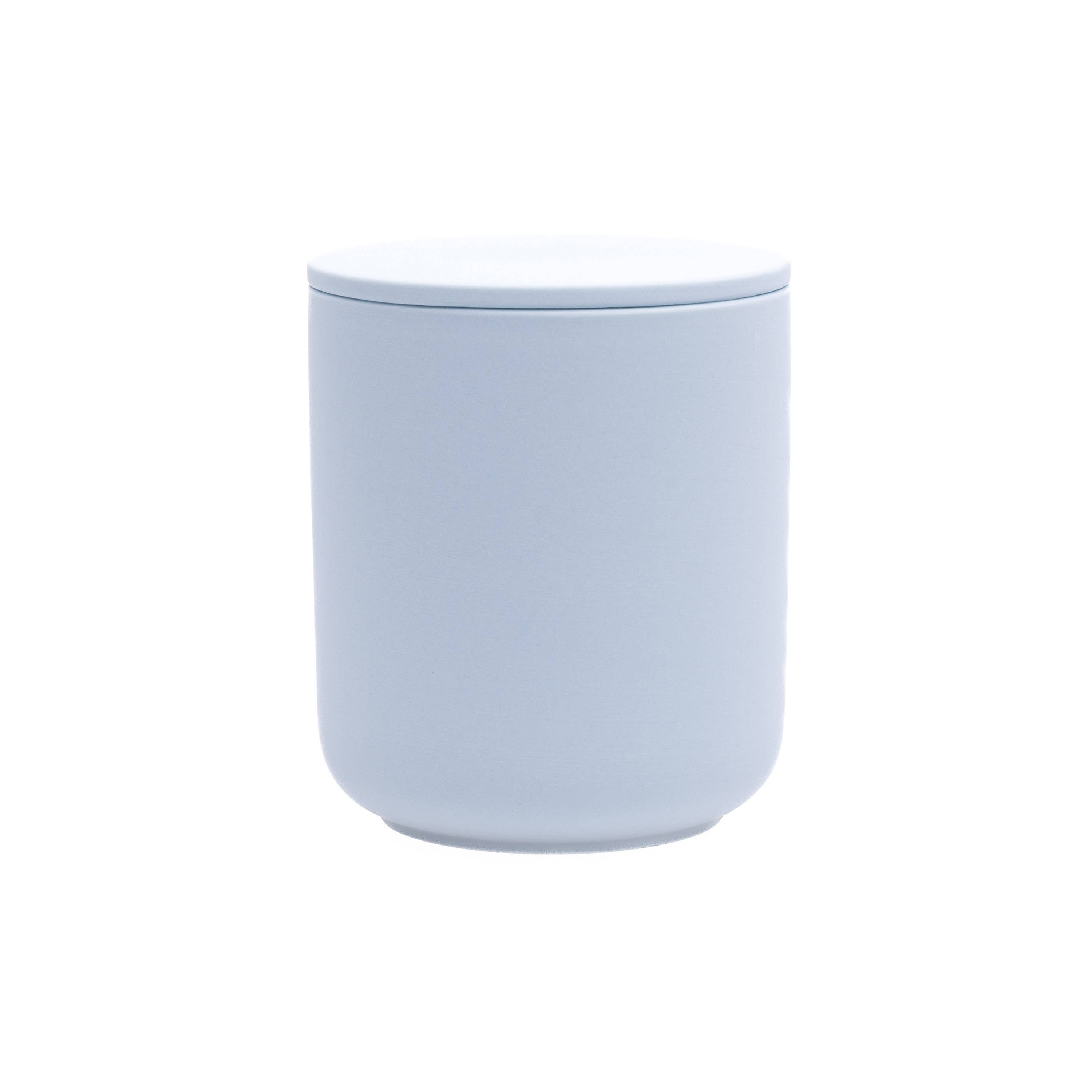 London Luxury Candle Supplies – wholesale Candle holder – Pastel Ceramic Candle Jar with lid 8