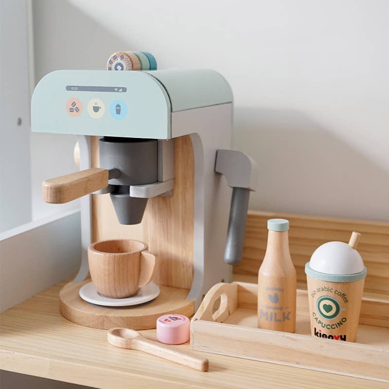 giftland - Wholesale Wood Toy - Kids - Wooden Coffee Machine Toy Set6