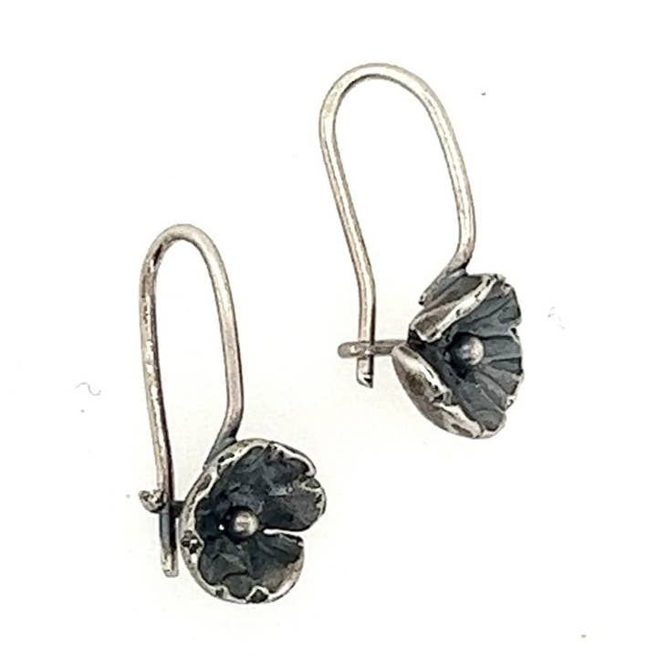 Poppy Drops Large Earrings #224 for wholesale by Pattie Parkhurst Jewelry