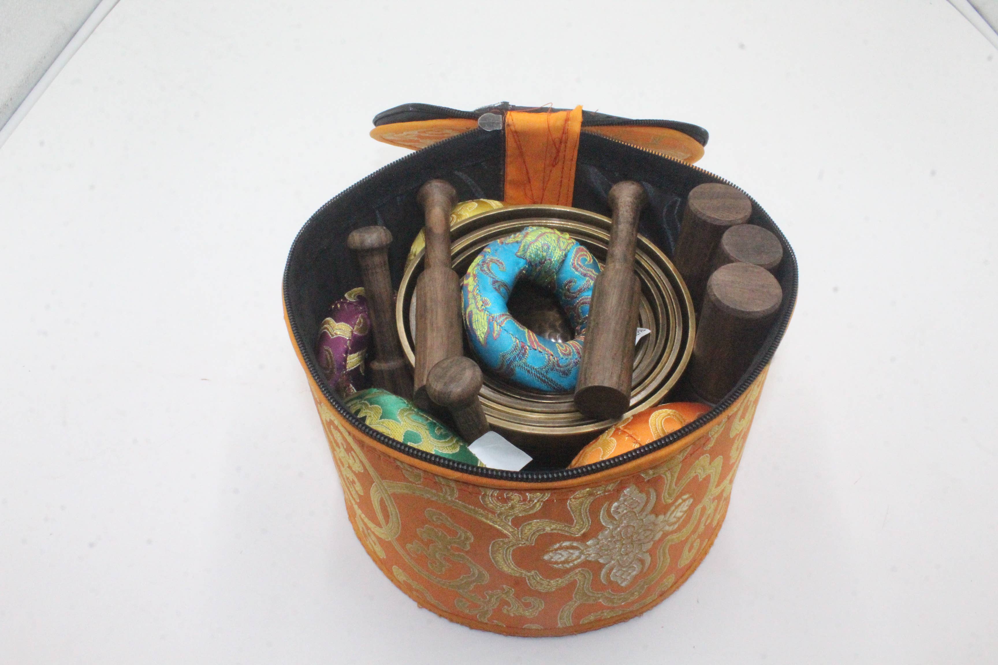 Fwosi - Wholesale Meditation Supplies - Professional 7 Chakra Healing Singing B Set Holistic Set1