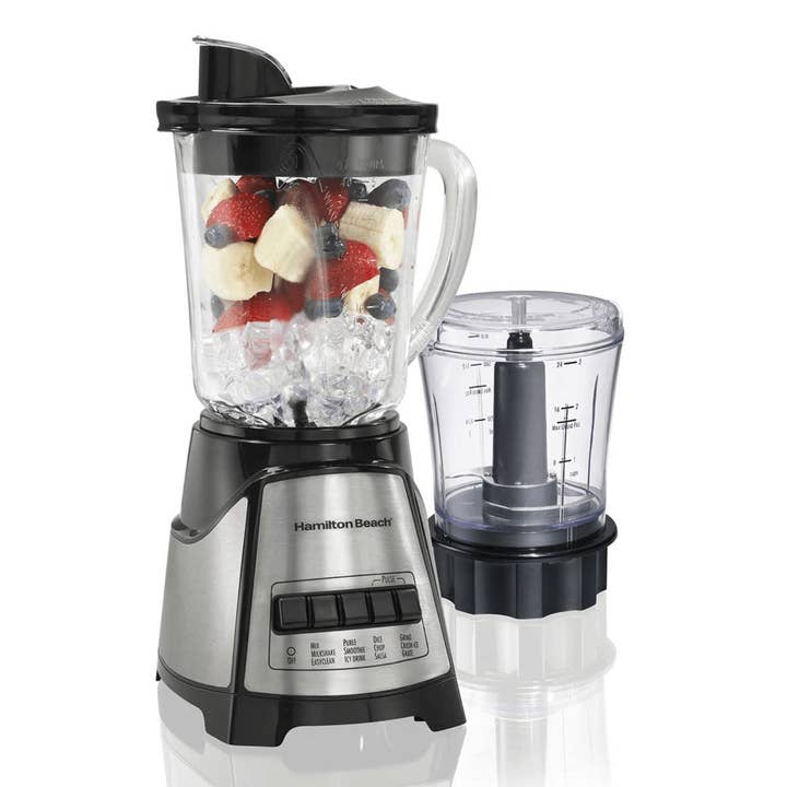 JupiterGear Home - Wholesale Blender - Hamilton Beach Glass Jar Blender and Food Chopper