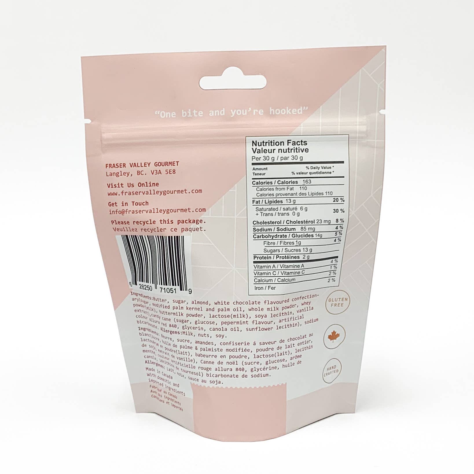 Fraser Valley Gourmet Ltd. - Wholesale Chocolate Covered Sweets - Caramel Crunch - Candy Cane1