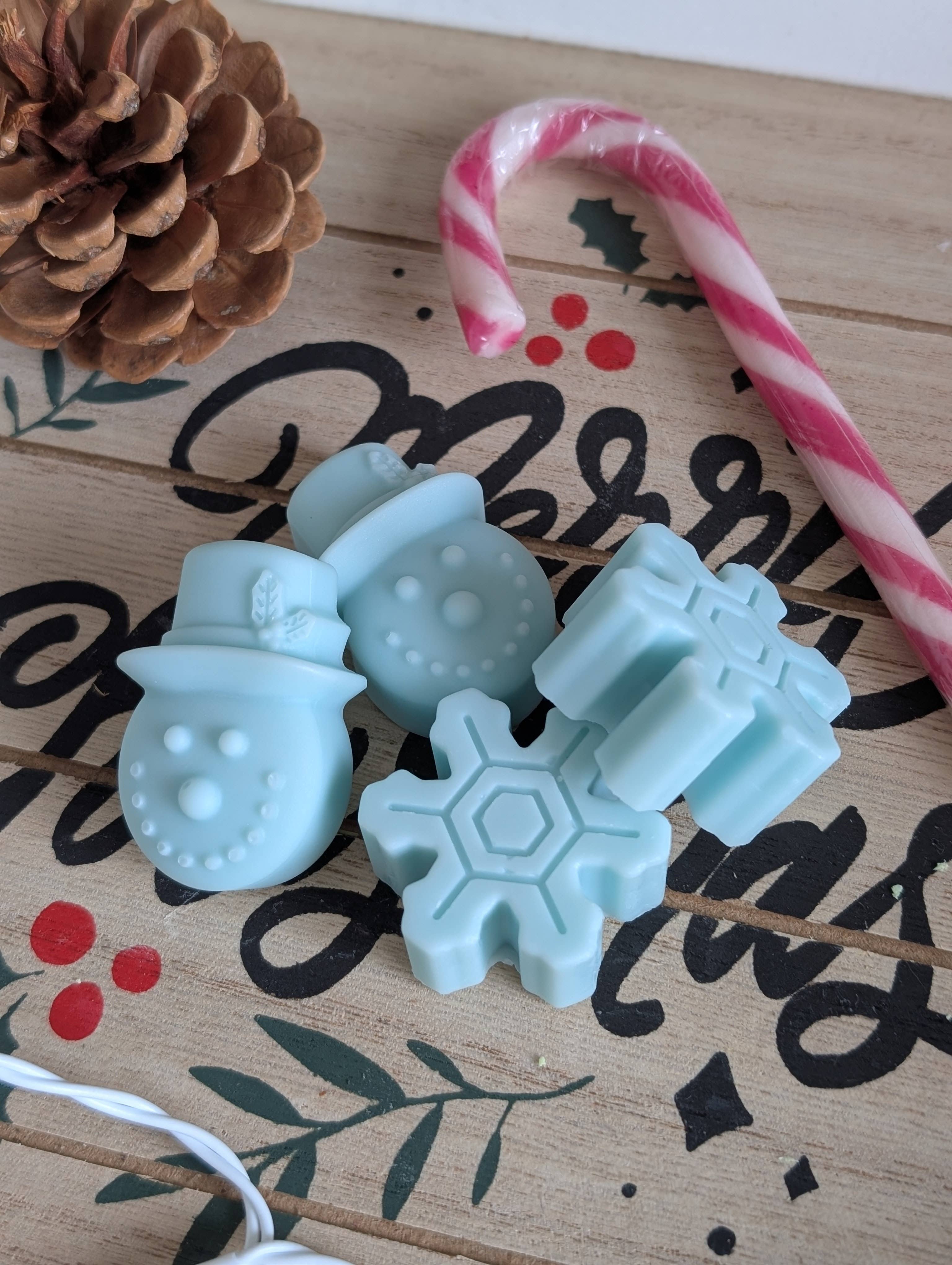 Les bougies Burgondes - Wholesale Wax Melt - Box of 10 Christmas scented melts9