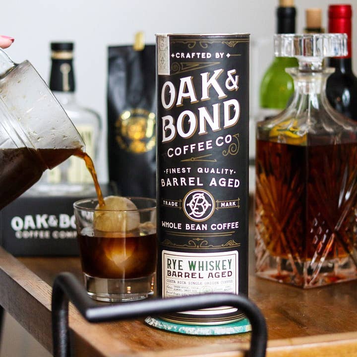 Oak and Bond Coffee Co. - Wholesale Coffee Beans - Rye Whiskey Barrel Aged Coffee4
