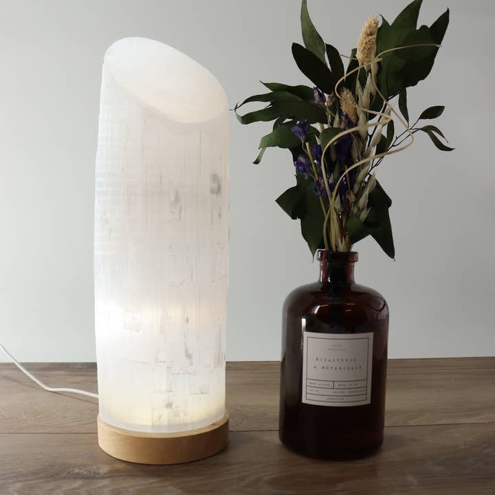 Top Polished Cylinder Selenite Lamp and other Purchase Wholesale selenite lamp. Free Returns & Net 60 Terms on Faire trending on Faire.