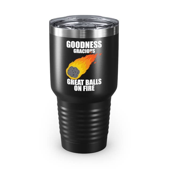 Bicchiere da 30 once in acciaio inossidabile con divertenti illustrazioni di meteoriti, dichiarazioni di astronomi, giochi di parole, divertenti, osservazione delle stelle per la vendita all'ingrosso da parte di Teegarb LLC