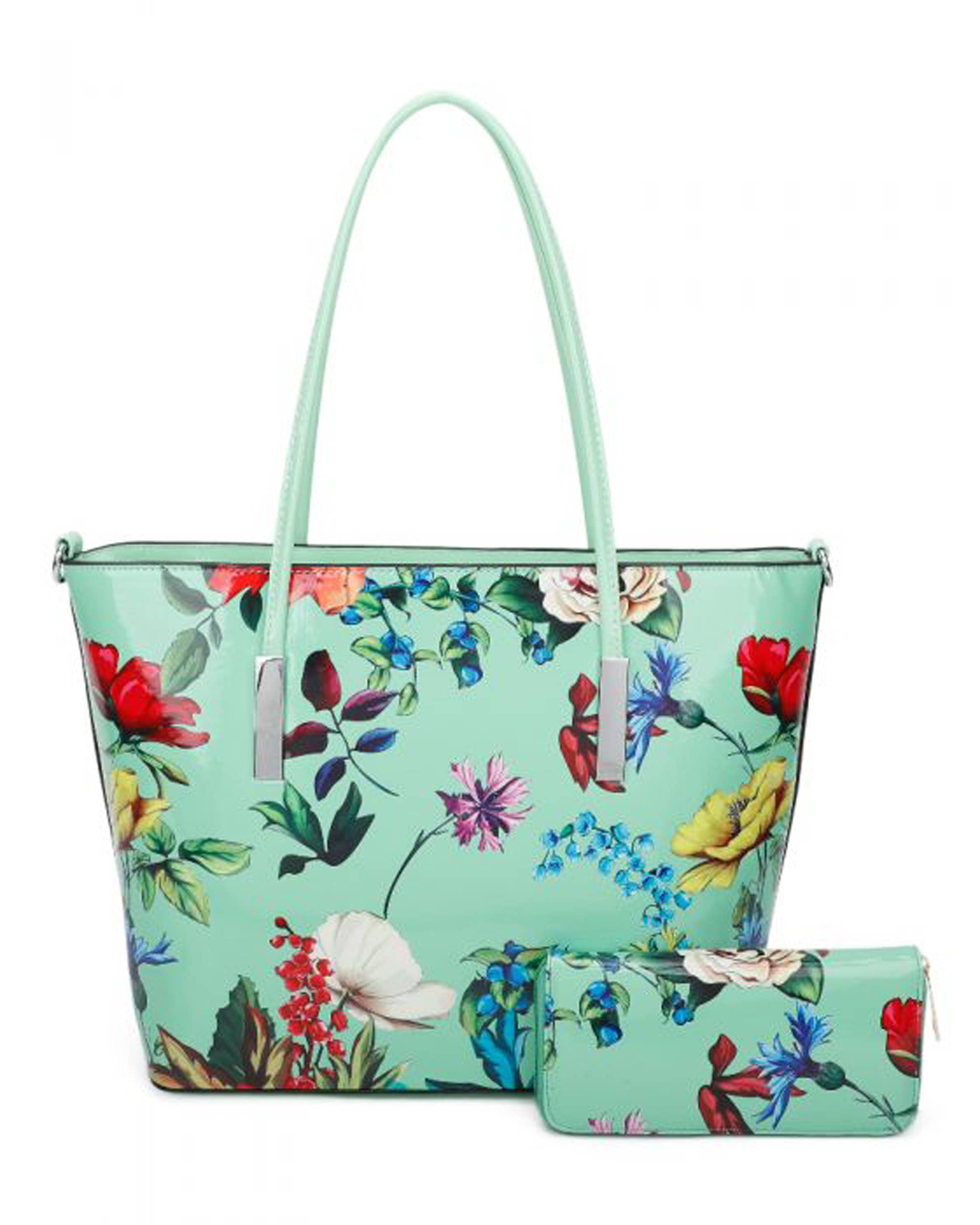 Ellas Trading - Wholesale Draagtas - Dames - Levendig Ontwerp Ruime Bloemen Schoudertas2