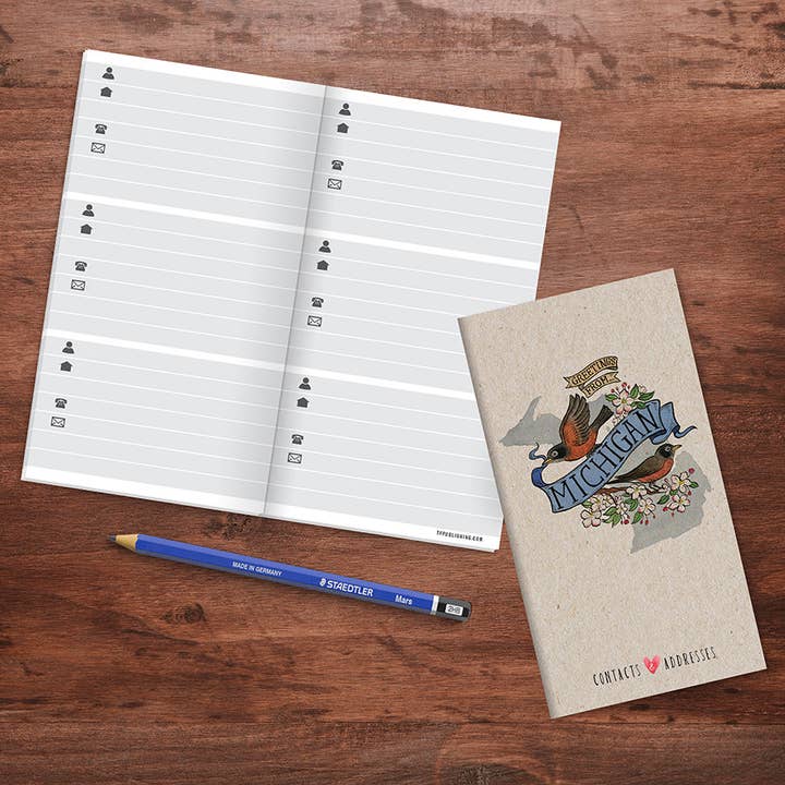 Michigan Address Book for wholesale by TF Publishing - Paper Goods