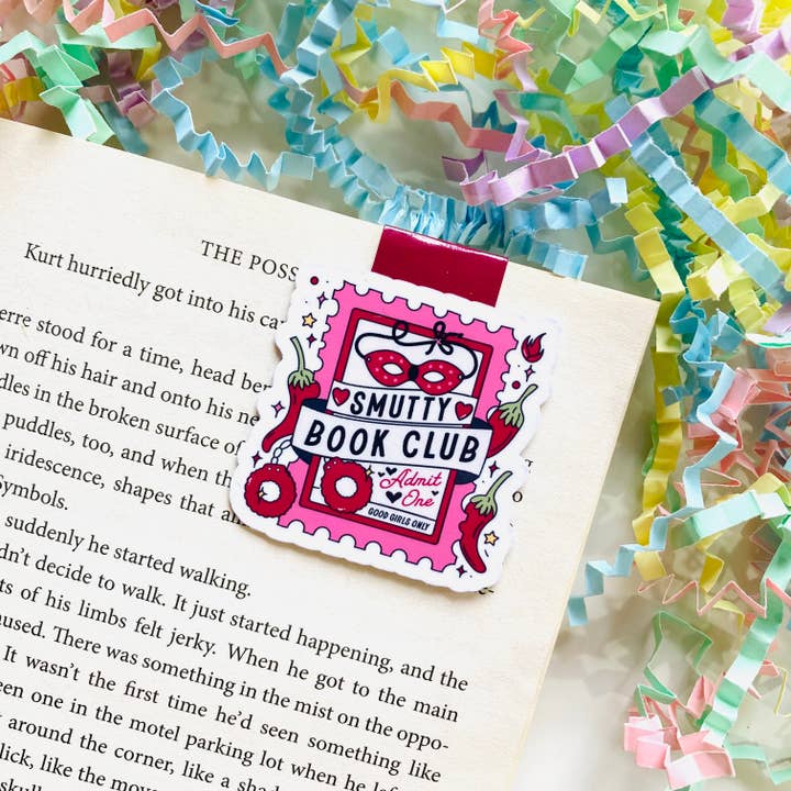 Chapter & Ink - Vente Marque-page - Marque-page magnétique Smutty Book Club1