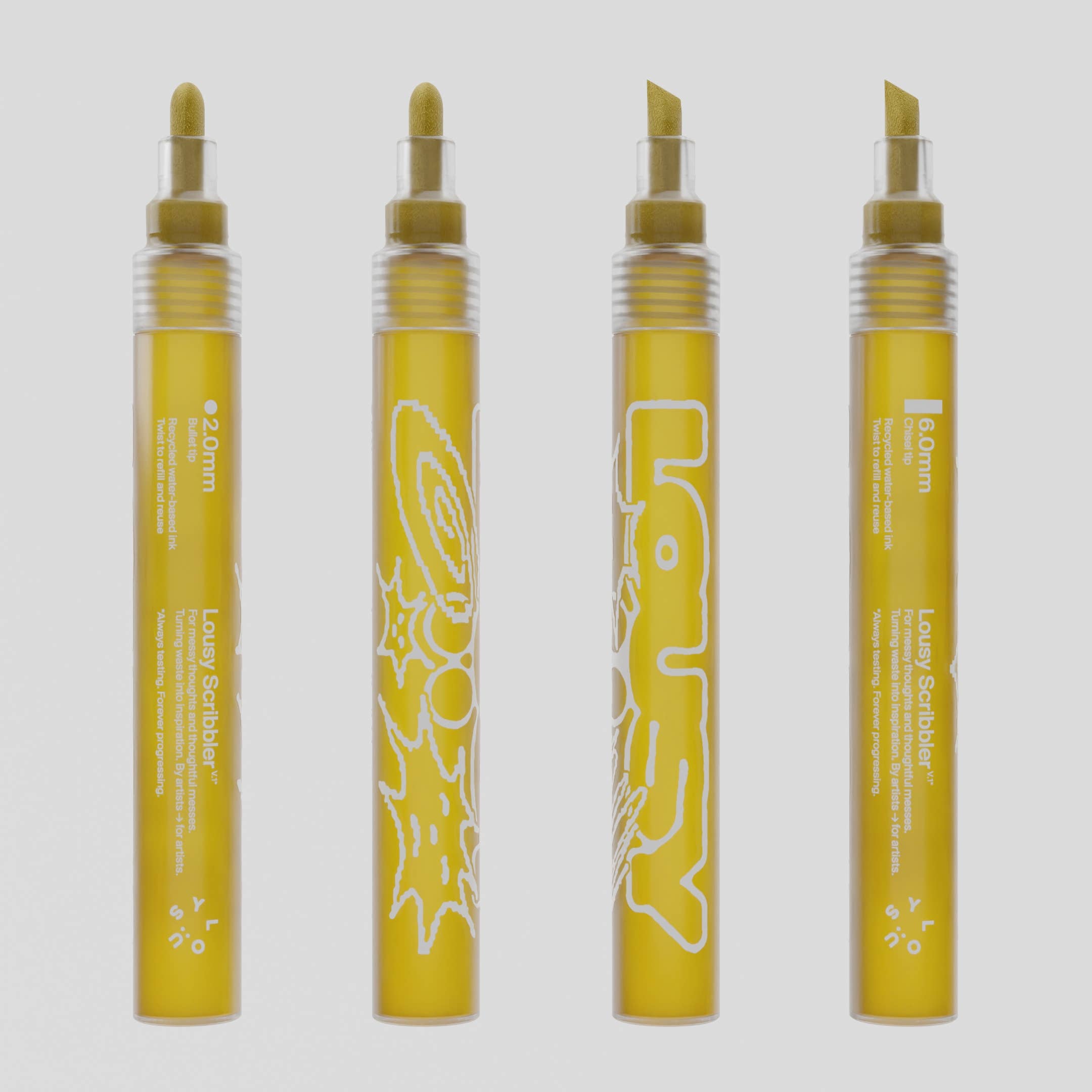 LOUSY - Wholesale Marker - Lousy Scribbler — Sustainable Refillable Markers11