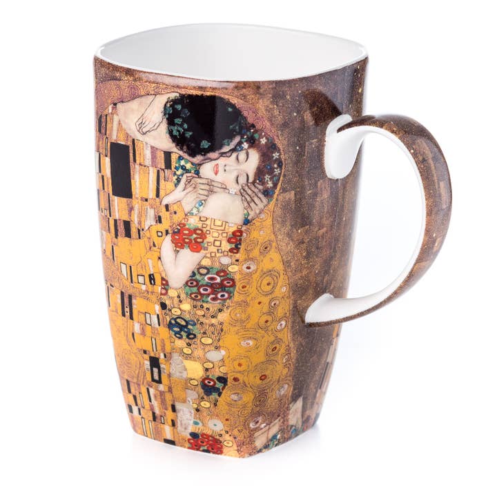 Klimt 'The Kiss' Grande Mug for wholesale by McIntosh Mugs
