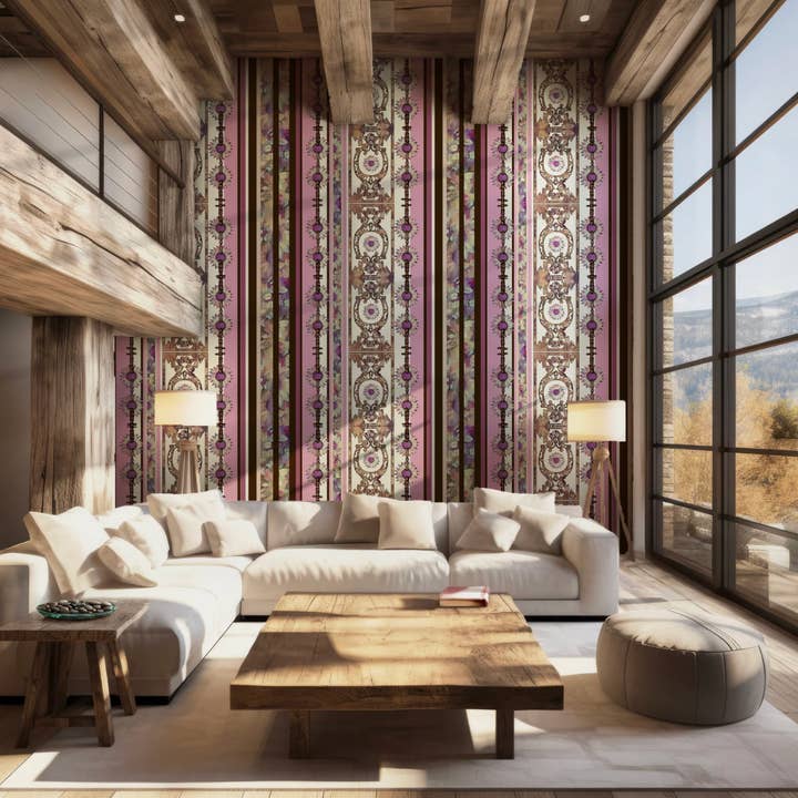 All Designs Equine - Wholesale Wallpaper - Cowgirl Dream Bedroom Western Boho Equestrian Wallpaper Girls Bedroom Decor Horse Shoe Art Hippie Equestrian Artwork1