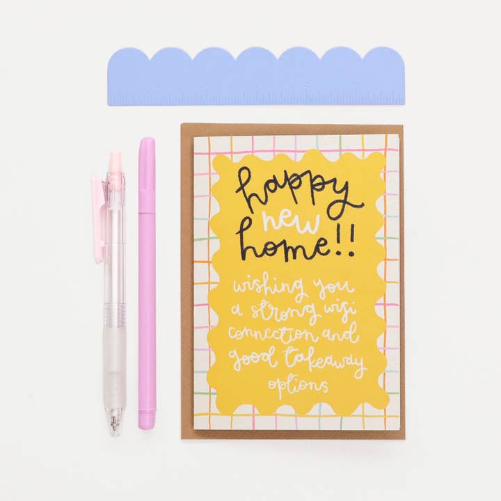 Oh, Laura – wholesale Congratulations card – greeting card - 'happy new home'1