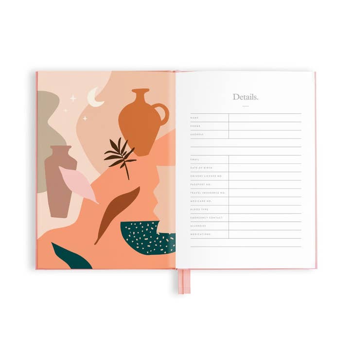 Fox & Fallow - Vendita all'ingrosso Diari/agende - Il diario di viaggio Traveller Mini - Dusty Rose