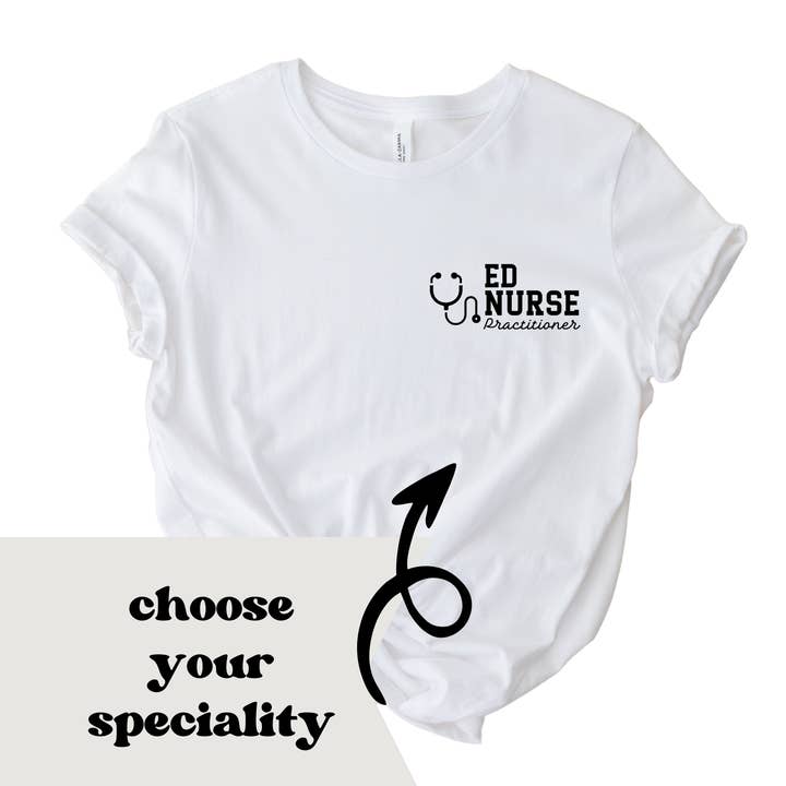 t-shirt spécialisé pour infirmière, infirmière praticienne ou étudiante en sciences infirmières | personnalisable pour la vente par Tonie Productions