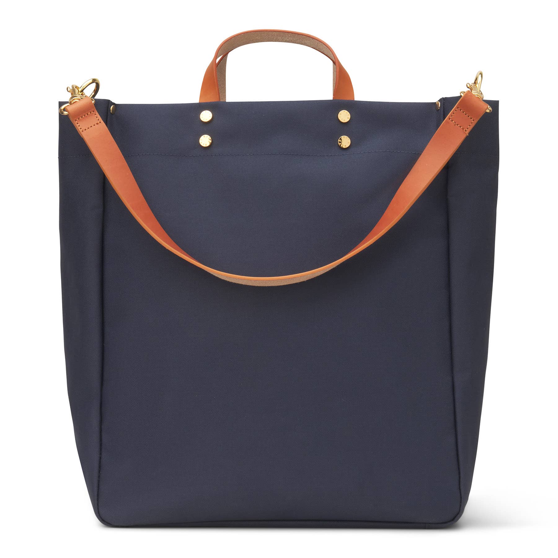 Boulevard - Wholesale Tote Bag - Women's - "Parker" Navy Nylon Tote with Leather Accents2