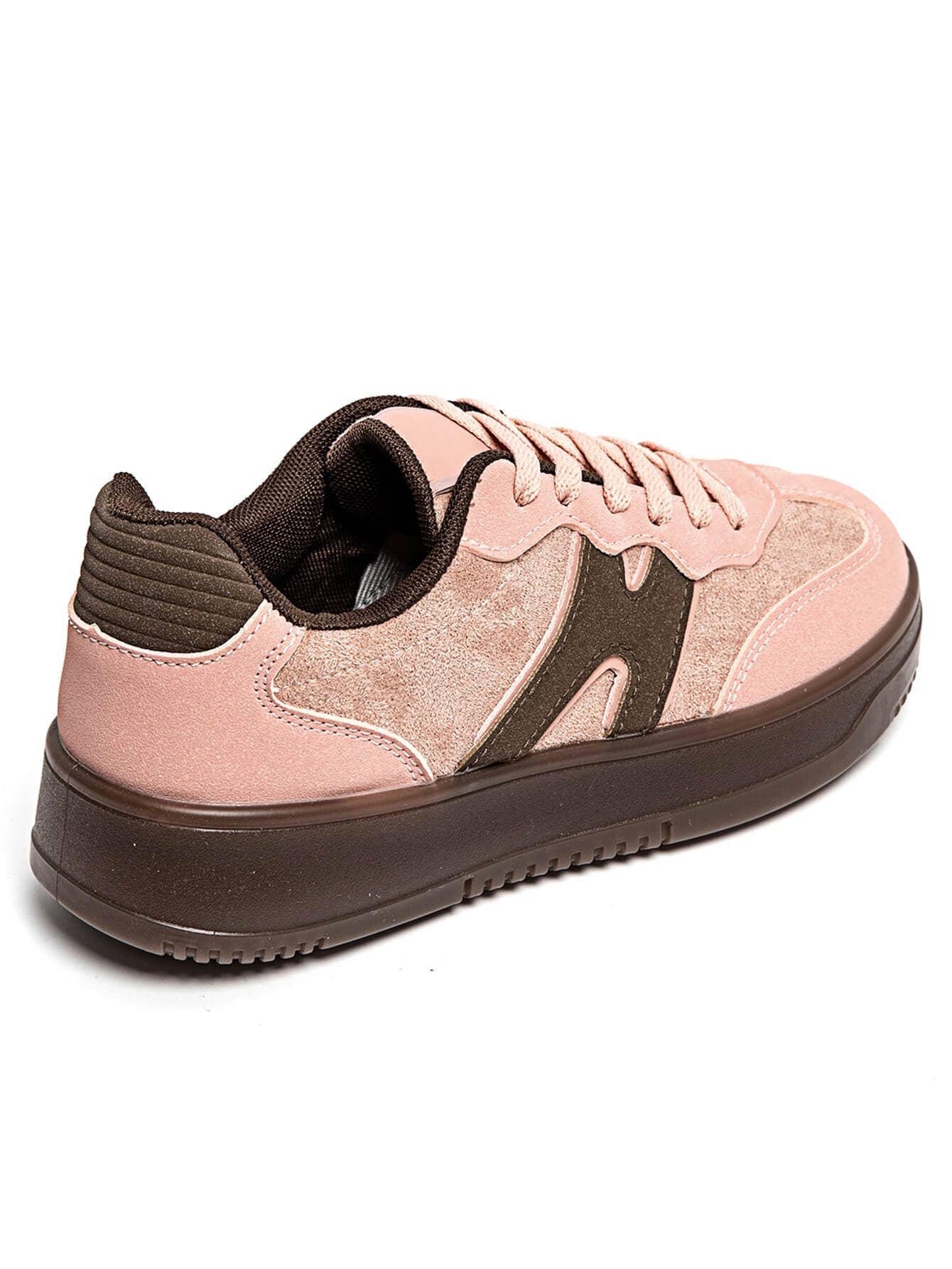 No Doubt Shoes – Engroshandel Lifestyle sneaker - Dame – KLASSISKE GADESKO I KONTRASTFARVER MED SNØREBÅND I IMITERET RUSKIND30