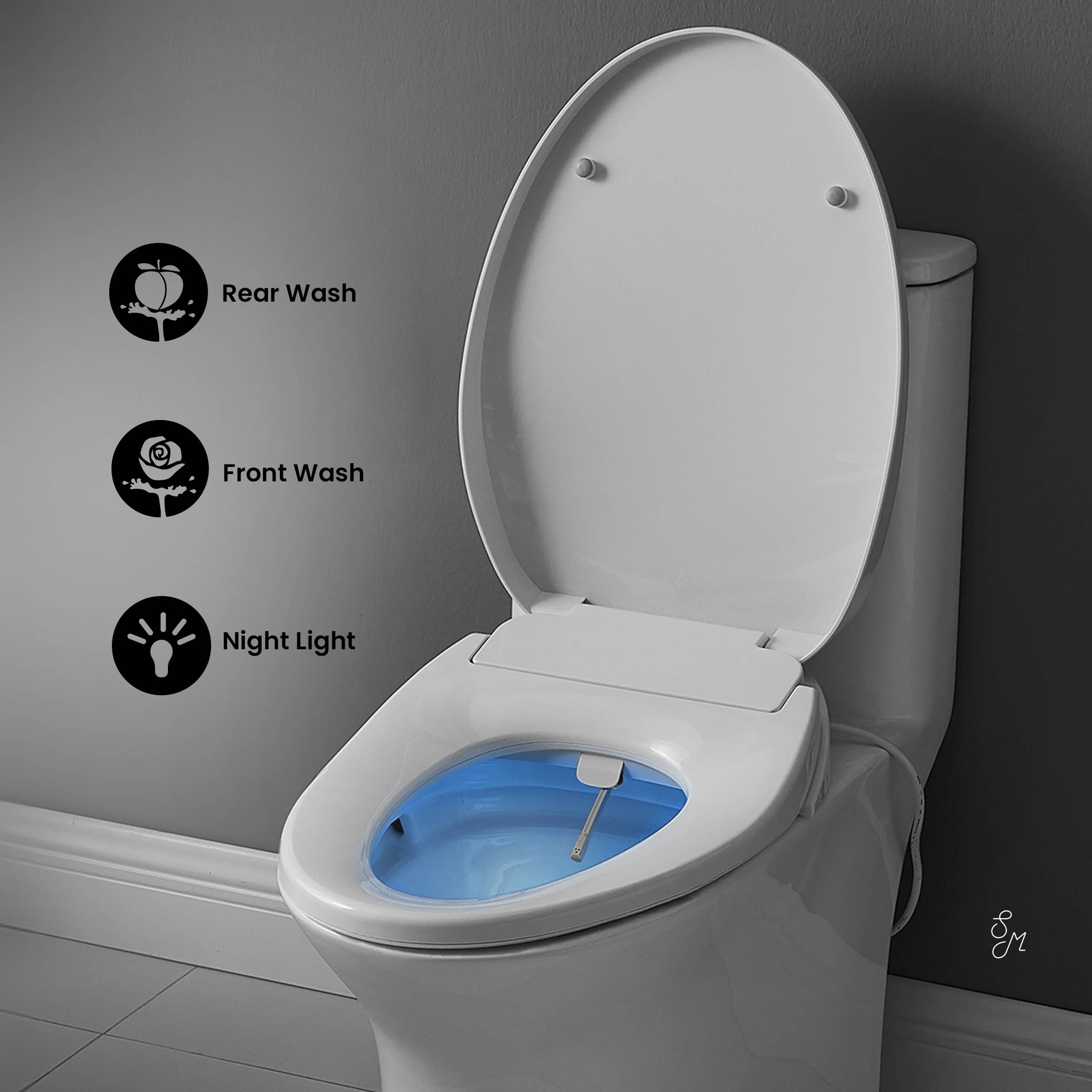Swiss Madison - Wholesale Bathroom Accessory Set - Cascade Smart Toilet Seat Bidet4