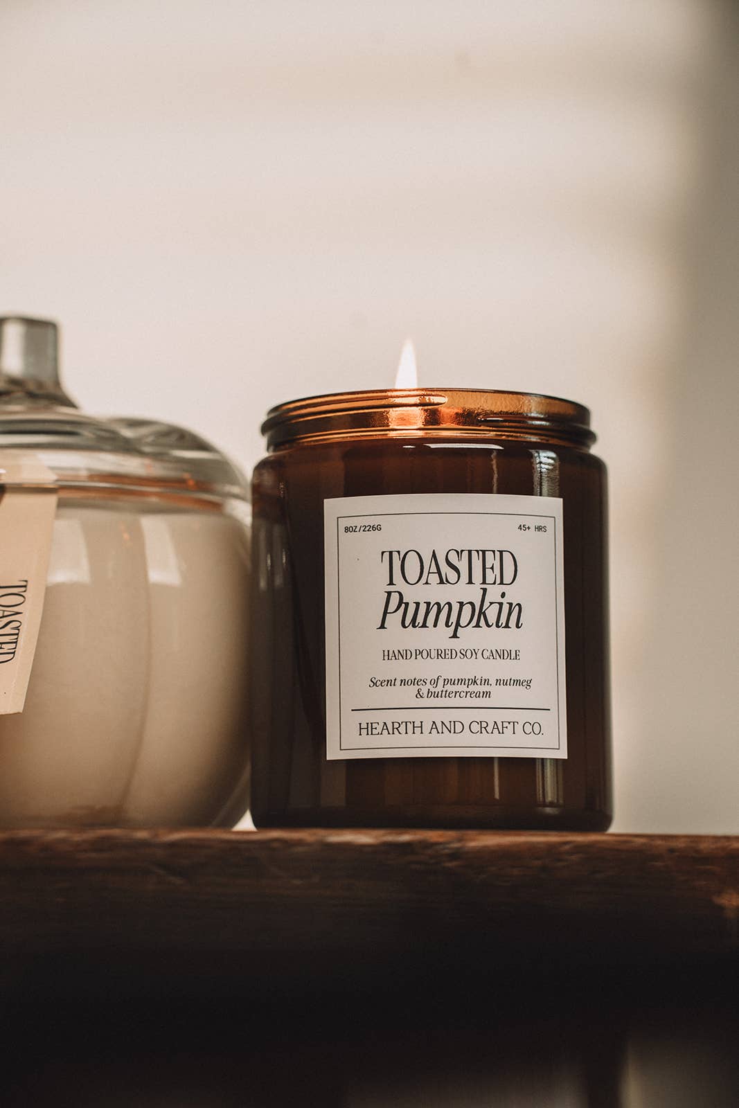 Hearth and Craft Candle Co. - Wholesale Jar/Filled Candle - TOASTED PUMPKIN21