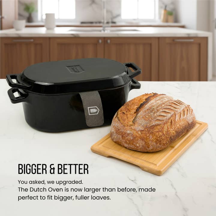 Kook - Wholesale Cooking Pot - Kook Dutch Oven with Lid, Enameled Cast Iron, 3.4 qt27