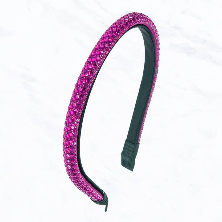 Suzie Q USA - Venta al por mayor Cinta para el pelo - Mujer - Cinta para el pelo de piedra fina con forma de diamante