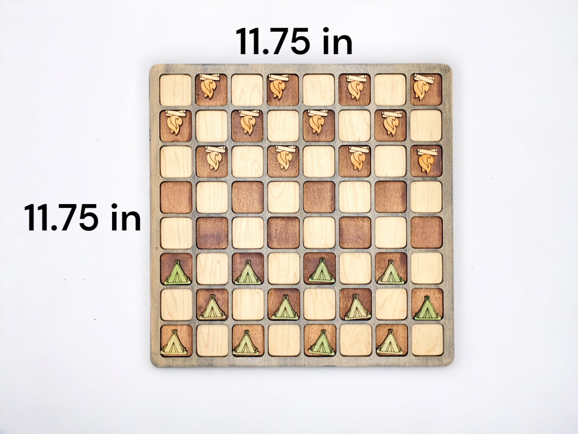 Woodsy Creative Co. - Wholesale Board Game - Wooden Checker Board Game4