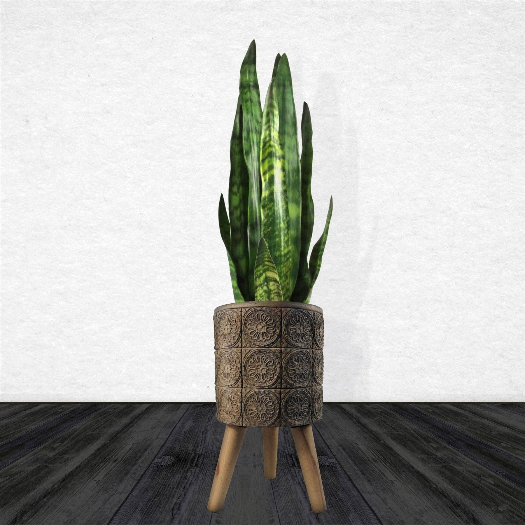 Leaf Design UK LTD - Wholesale Plantenpot - Bloemen Composiet plantenbak met standaard0