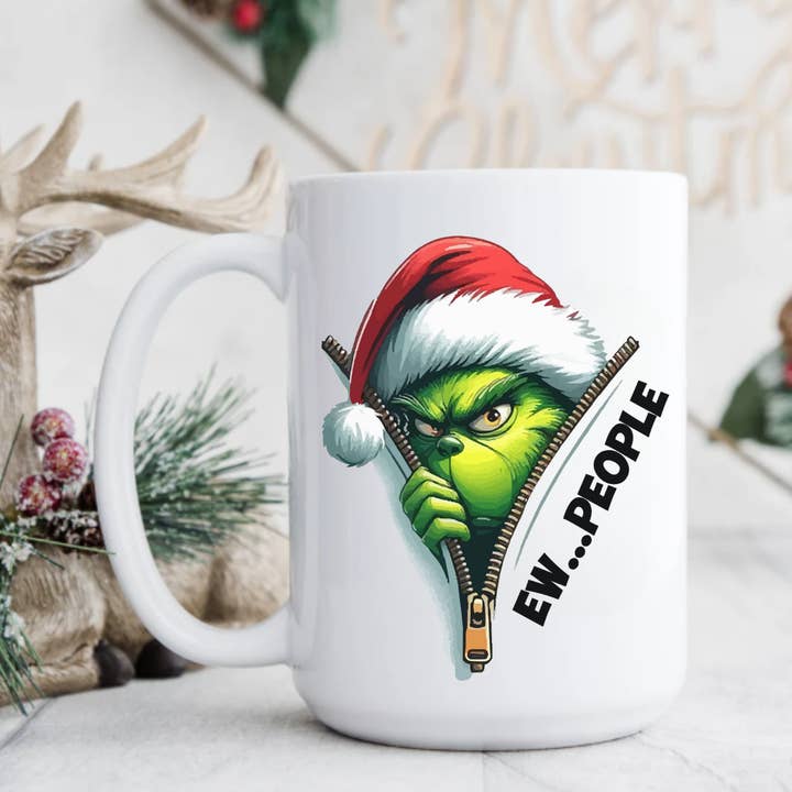 AromaSarapy - Wholesale Coffee Mug - Ew, People | Holiday Mug 1