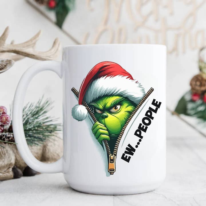 Ew, People | Holiday Mug for wholesale by AromaSarapy