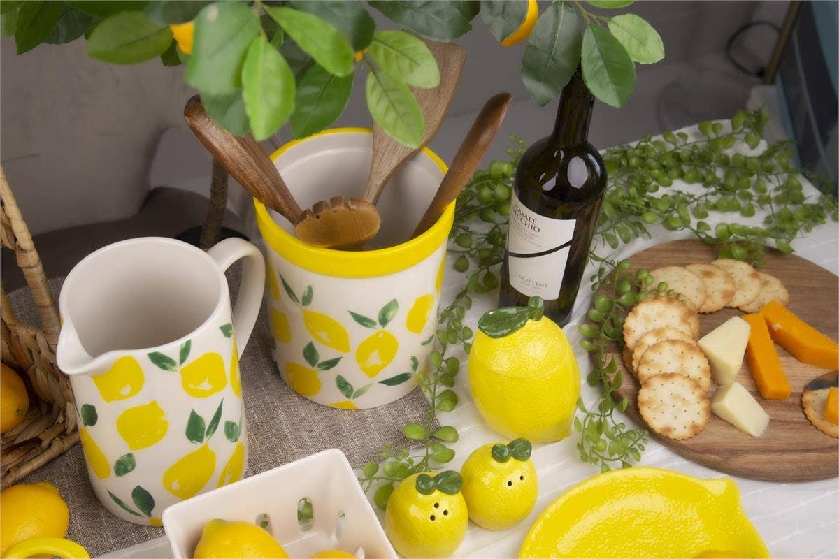 Truu Design - Wholesale Decorative Tabletop Object - Truu Design Lemons Ceramic Tabletop Decorative Series33