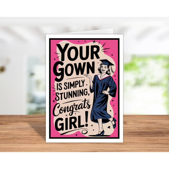 Greeting Cards by Katie Doodle & Gifts by Matchbox Card Co - Wholesale Graduation Card - Funny Cards, Graduation Cards for Her, Graduation Gifts 2025