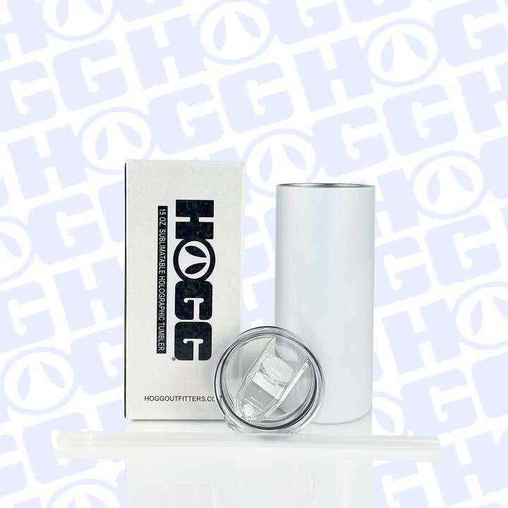 Hogg Outfitters - Wholesale Insulated Mug/Tumbler - 15oz SUBLIMATION HOLOGRAPHIC TUMBLER