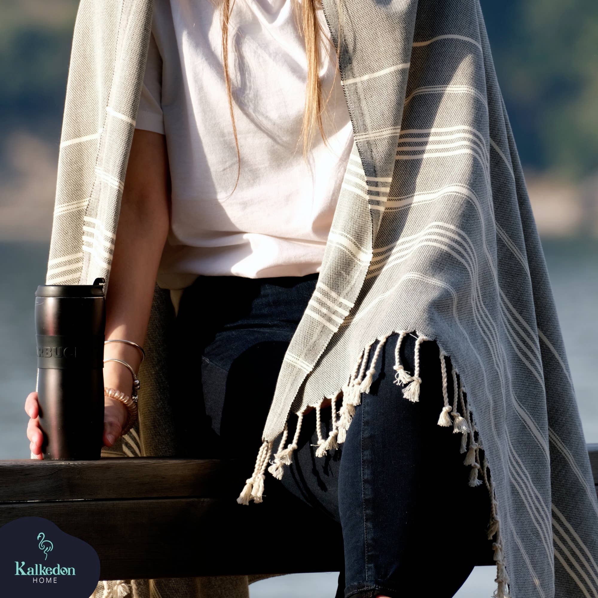Kalkedon Towels - Wholesale Beach Towel - Sand Free Turkish Towel |Striped Beach Towel | Peshtemal 23