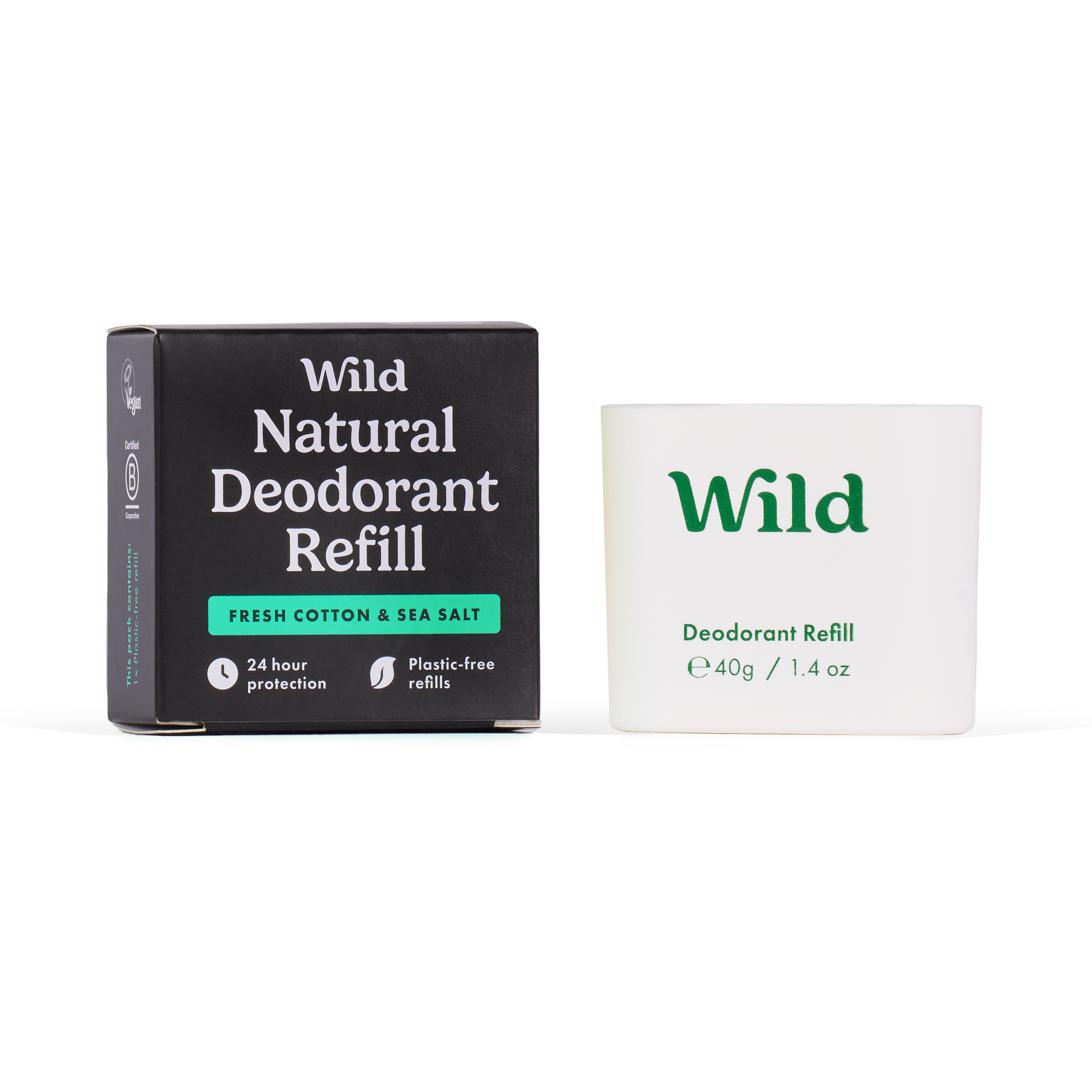Fresh Cotton & Sea Salt Wild Deodorant refill – Treehouse Mercantile