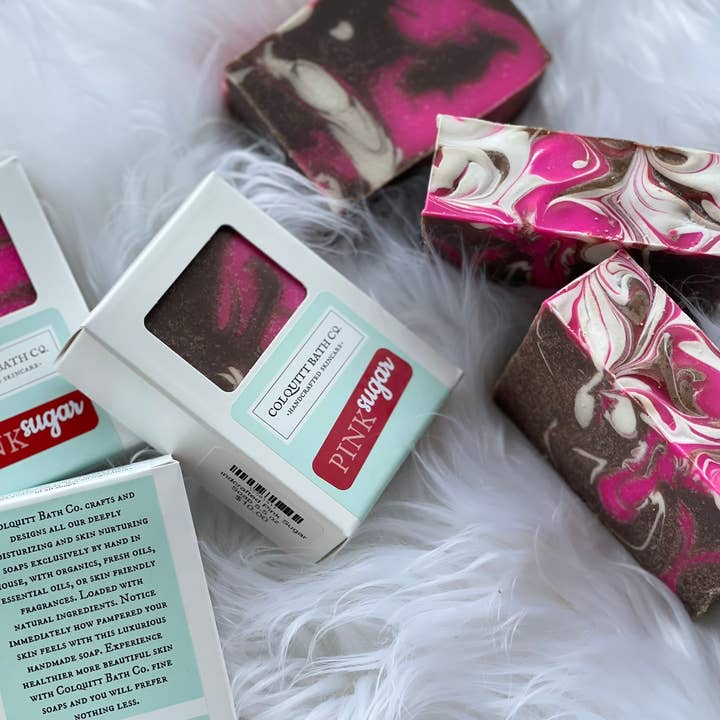 Colquitt Bath Co. – wholesale Tvål – Rosa sockertvål 5,5 oz