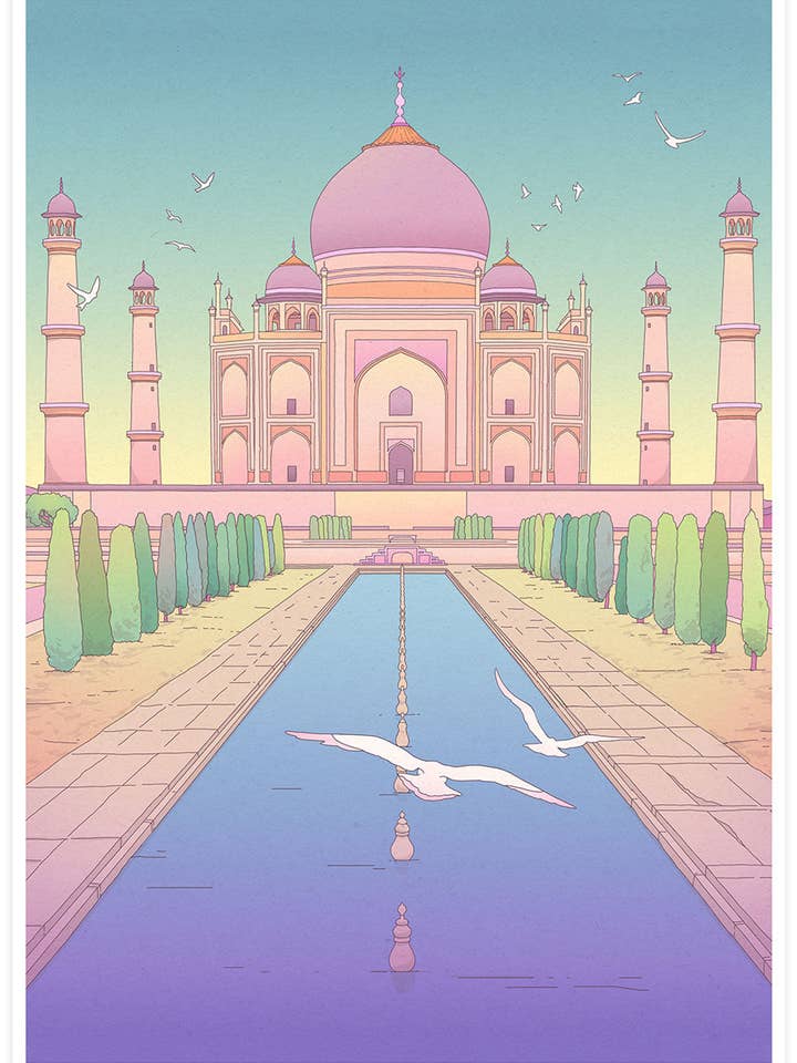 Impressão artística do Taj Mahal por atacado de The Underdog Print Shop