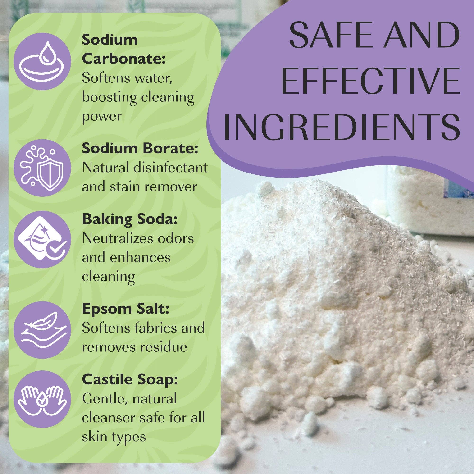 Relaxcation - Wholesale Laundry Detergent Powder/Pods - Natural Lavender Laundry Soap Detergent - 24oz2