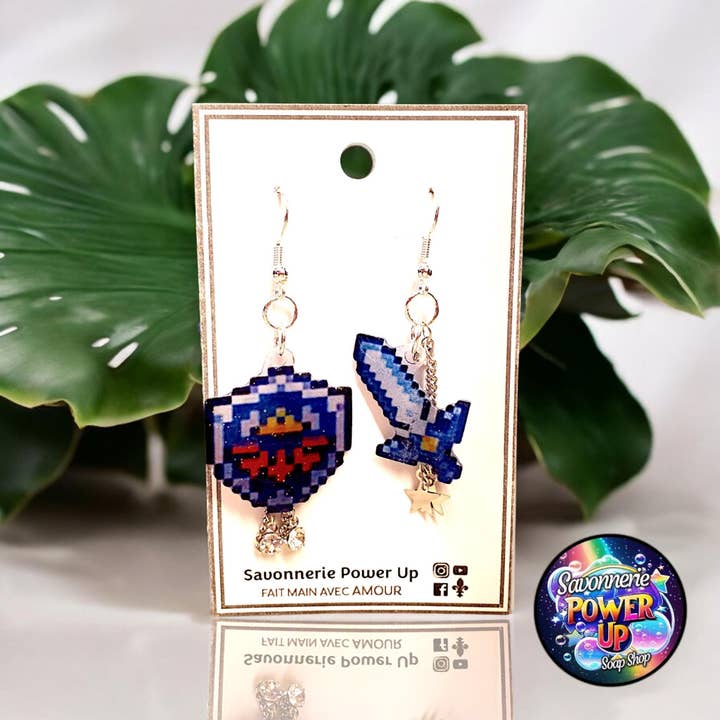 Pixel Art Link | Earrings for wholesale by Power Up & Co.