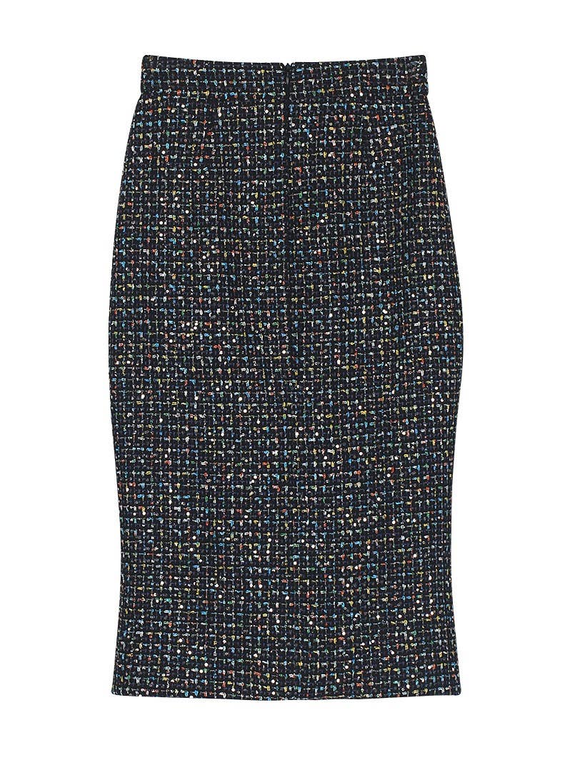 Couleur comme sur les photos Ensemble Veste et Jupe en Tweed Vintage Coloré à Sequins SET250Y en vente sur Faire5