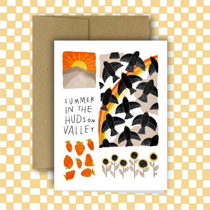 SOMMER IM HUDSON VALLEY Grußkarte für den Großhandel von RANI BAN CO