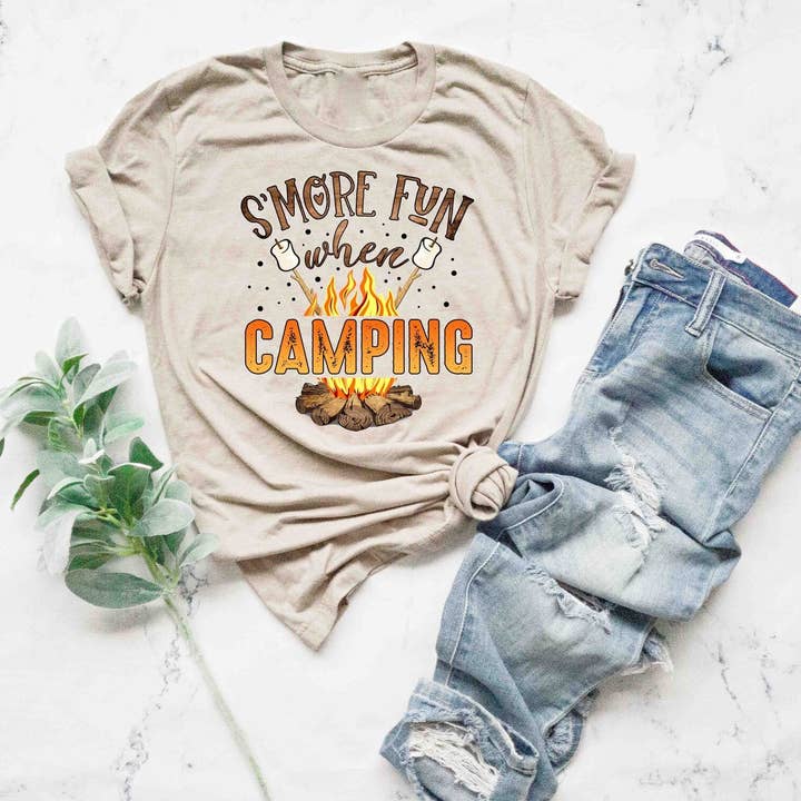 S'more Fun When Camping for wholesale by MidWest Tees