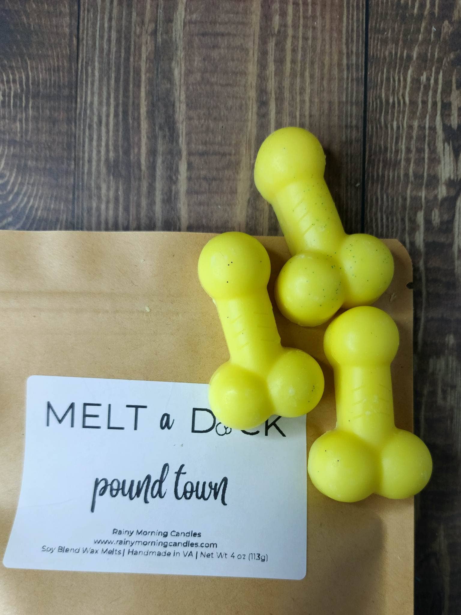 Rainy Morning Candles - Wholesale Wax Melt - Pound Town | Gag Gift NSFW Shaped Wax Melts2