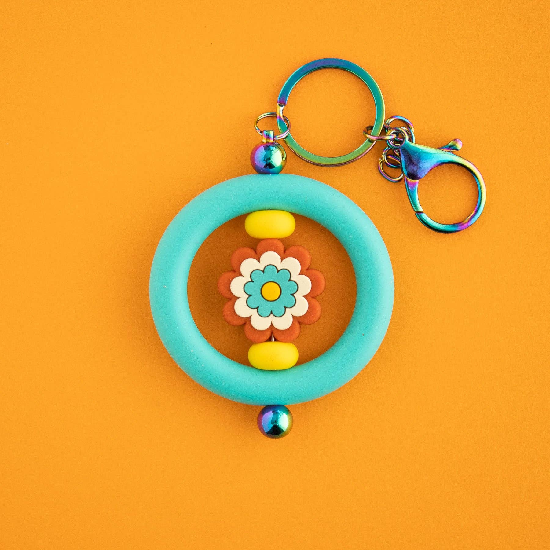 Cara & Co Silicone Craft Supply - Wholesale Craft Supplies - Large Flower Silicone Focal Beads5