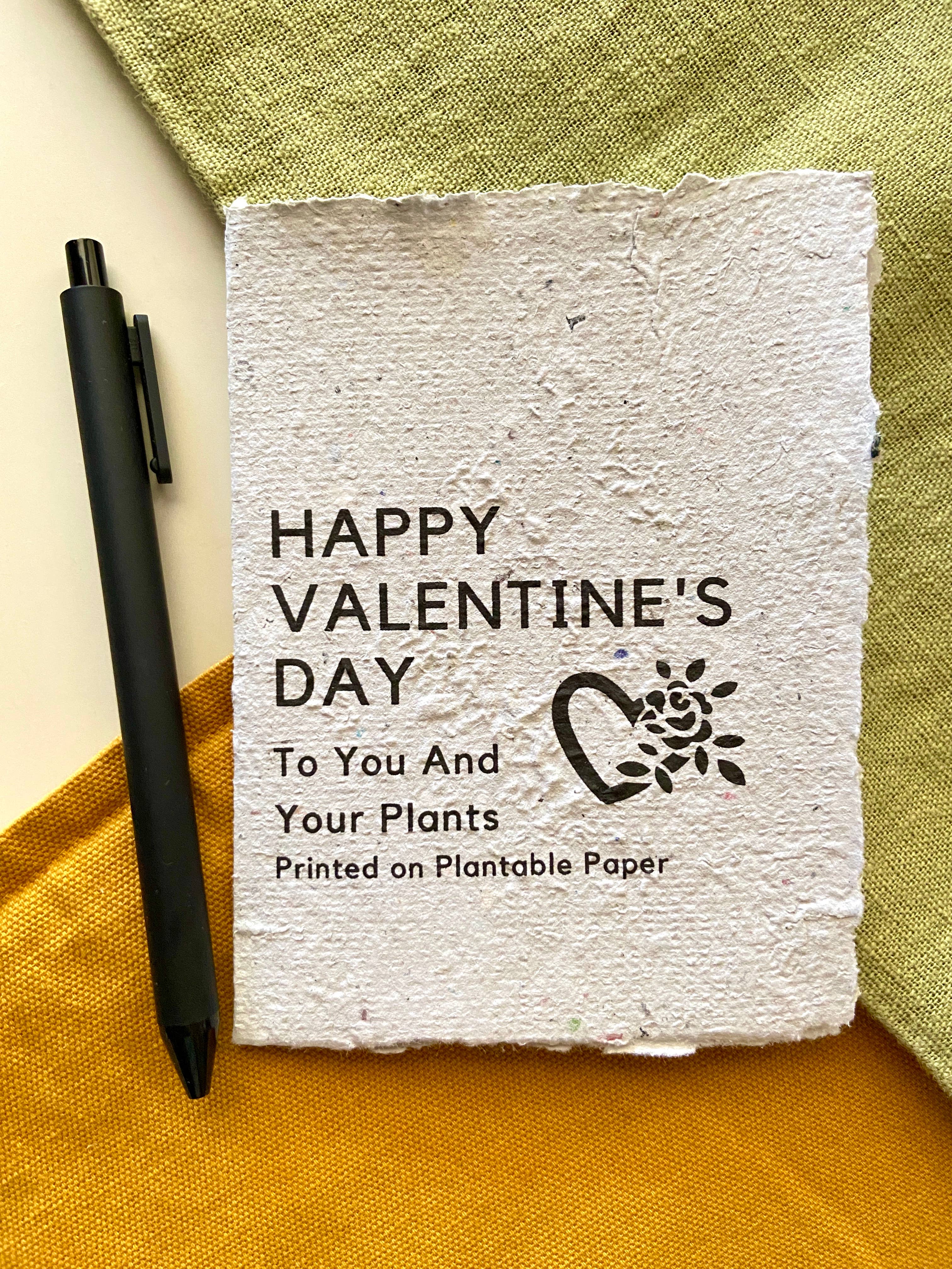 Rockywoods Studio - Wholesale Valentine's Day Card - Happy Valentine's Day Plantable Greeting Card2