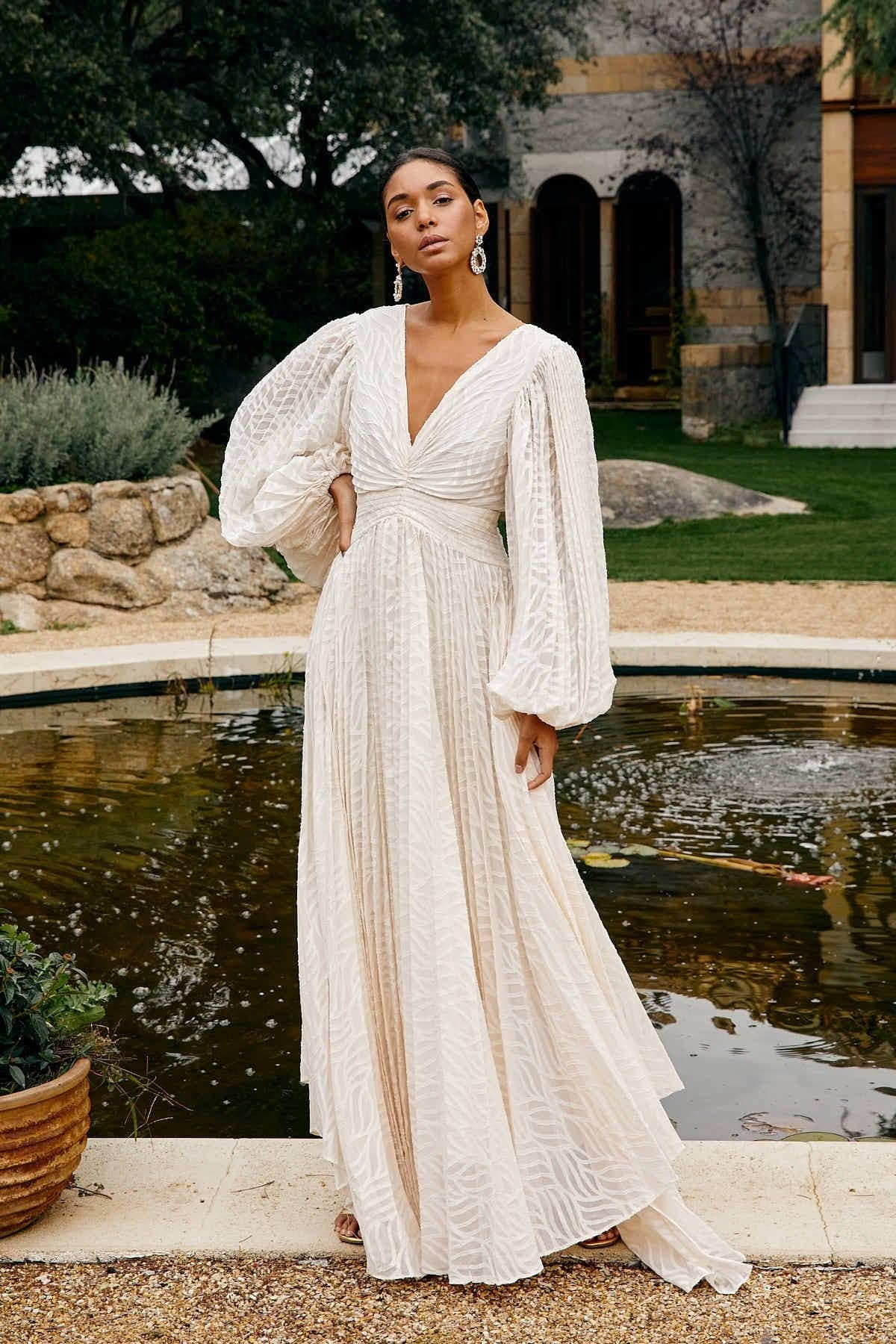 Bruna - Wholesale Dress - Women's - Elsa Cream Dress · Allegory ·6