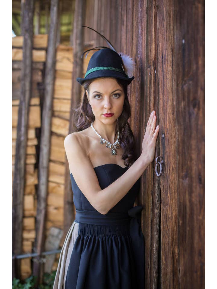 Kaiserliche Liebelei - Wholesale Dress - Women's - Dirndl Luise Amrei black/beige4